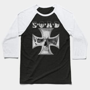 Soad skull Baseball T-Shirt